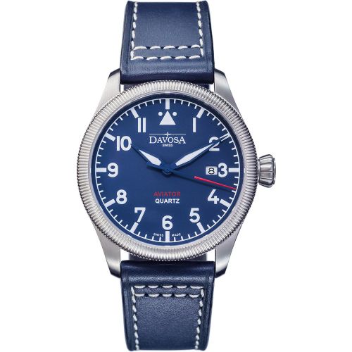 Davosa Watch Aviator Quartz Blue - Davosa - Modalova
