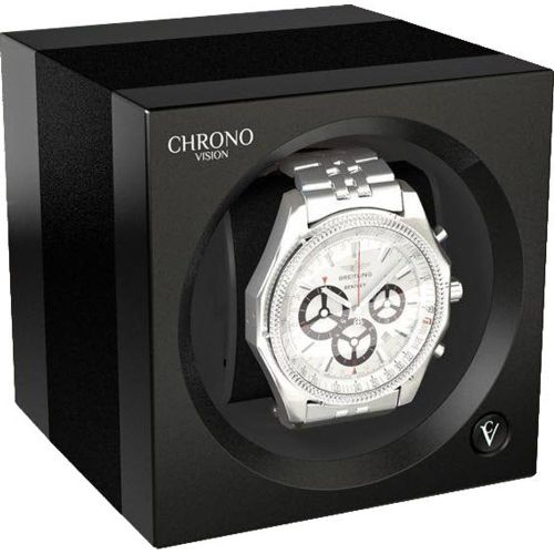 One Watch Winder Bluetooth Black Anodized Black Silk - Chronovision - Modalova