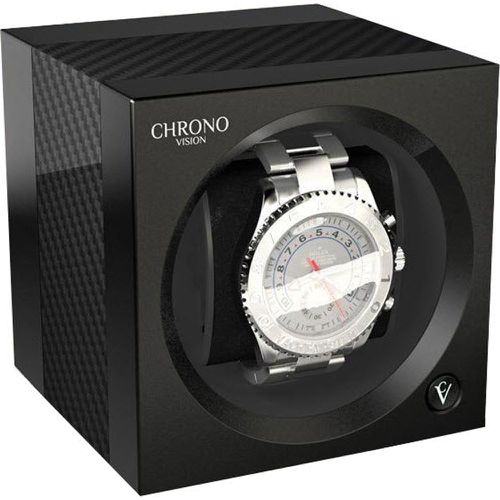 One Watch Winder Bluetooth Carbon Black Silk - Chronovision - Modalova