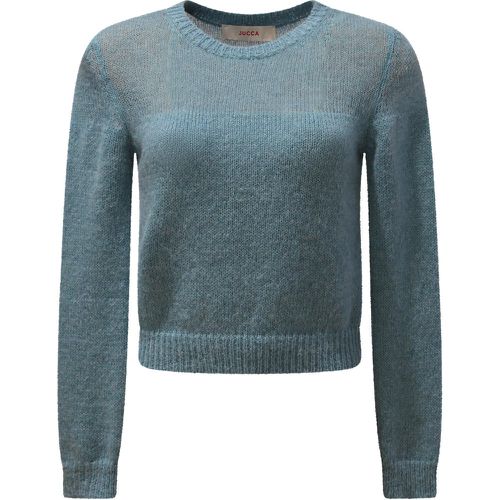 Maglia in moher e alpaca con trasparenze - JUCCA - Modalova