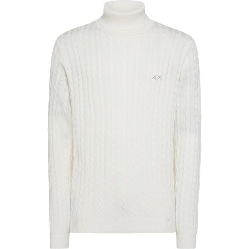 Maglia lupetto lana e cashmere - SUN 68 - Modalova