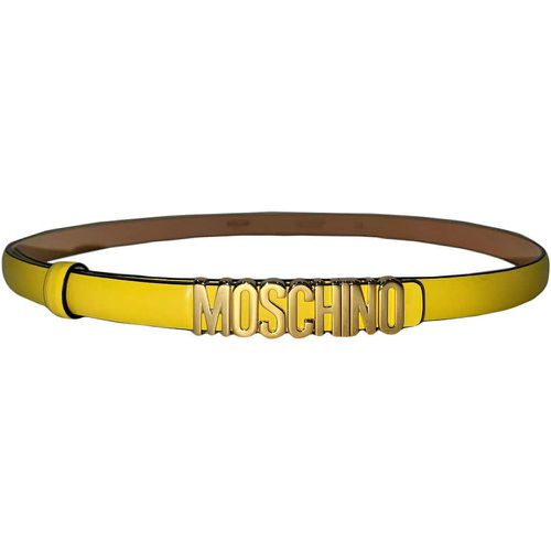 Cintura piccola con lettering oro - Moschino - Modalova