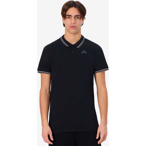 Polo Ezio 2 Noir Homme - Kappa - Modalova