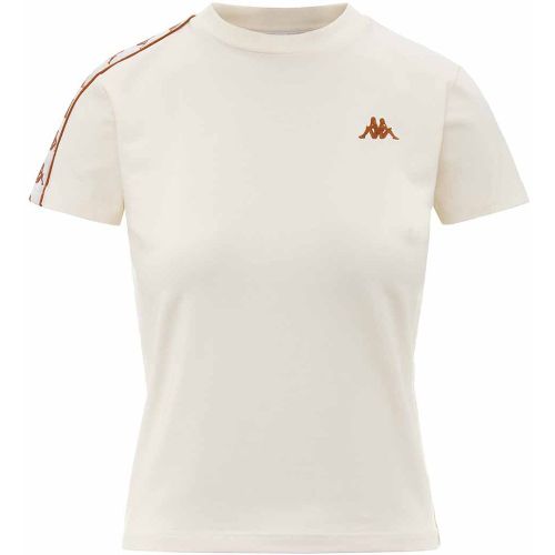 T-Shirt 222 Banda Pippigt Blanc Femme - Kappa - Modalova