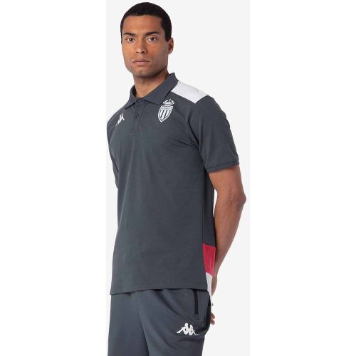 Polo Acramy AS Monaco 24/25 Gris - Kappa - Modalova