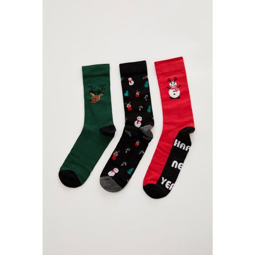 Pack Newyear Themed Long Socks - DeFacto - Modalova