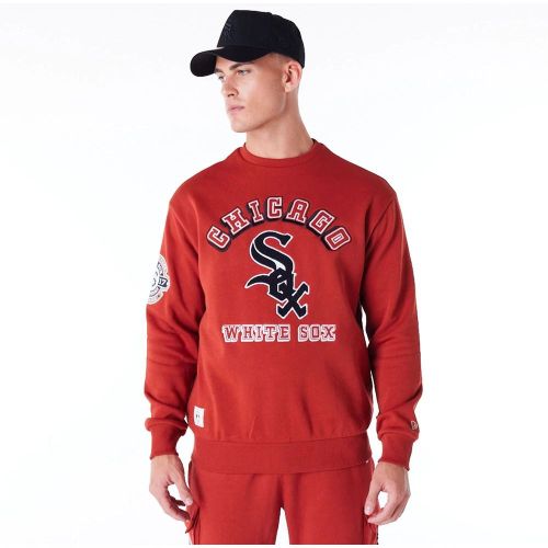 Chicago White Sox World Series Red Oversized Crew Neck Sweatshirt unisex - New Era Cap - Modalova