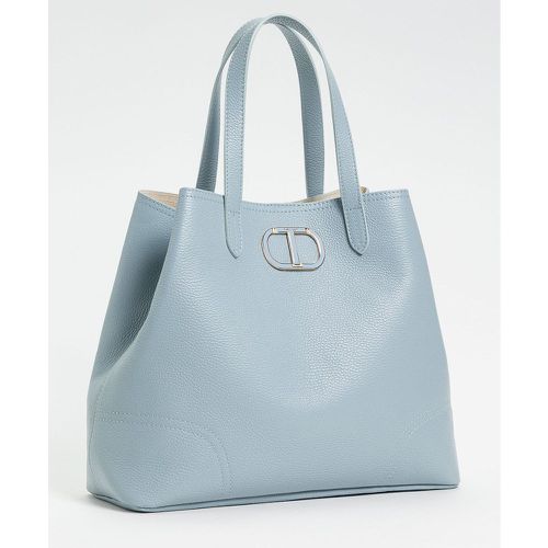 Borsa shopper 'New York' Azzurra - TWINSET - Modalova