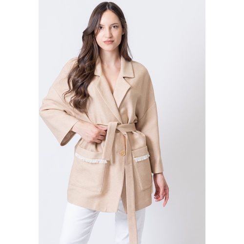 Giacca Kimono Beige - BEATRIBE B. - Modalova