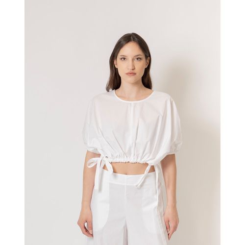 Blusa Bianca Cropped - MEIMEIJ - Modalova