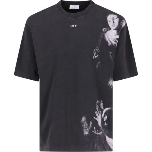 T-shirt "Blurred Mary" - Off-White - Modalova