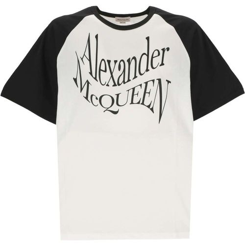 T-shirt con logo - alexander mcqueen - Modalova