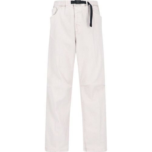 Pantaloni dritti con cintura - White Sand - Modalova