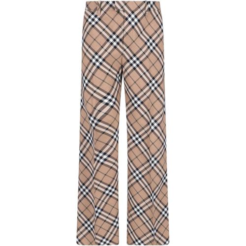 Pantaloni ampi "Check" - Burberry - Modalova