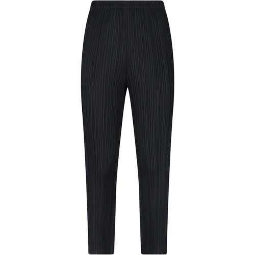 Pantaloni dritti plissettati - Pleats Please - Modalova