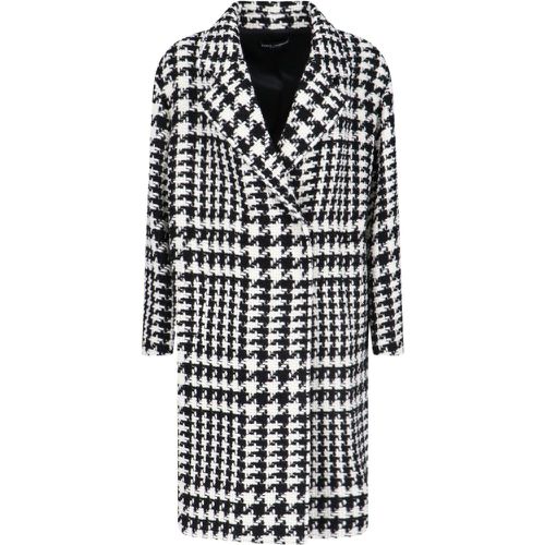 Cappotto midi pied de poule - Dolce & Gabbana - Modalova