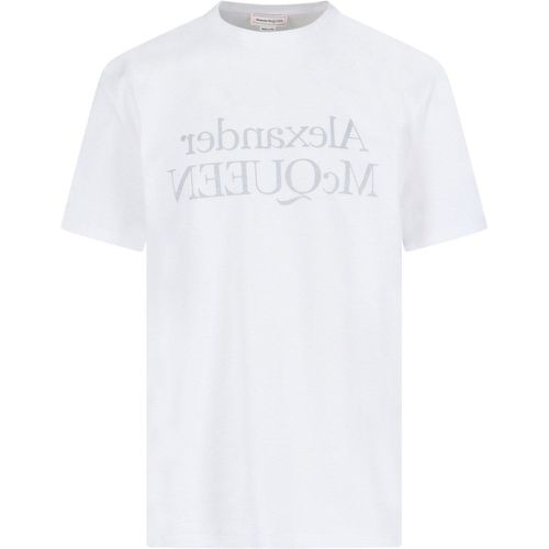 T-shirt "Logo Riflesso" - alexander mcqueen - Modalova