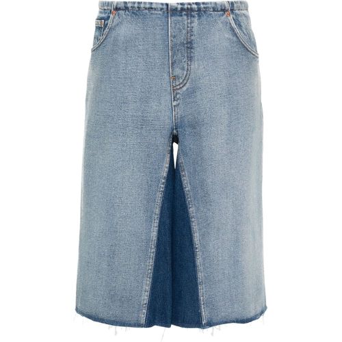 Gonna denim midi - MM6 Maison Margiela - Modalova