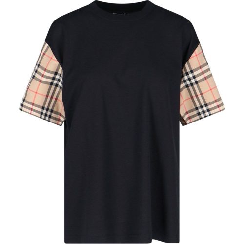 T-Shirt Maniche "Vintage Check" - Burberry - Modalova