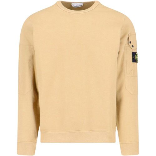 Felpa girocollo logo - Stone Island - Modalova