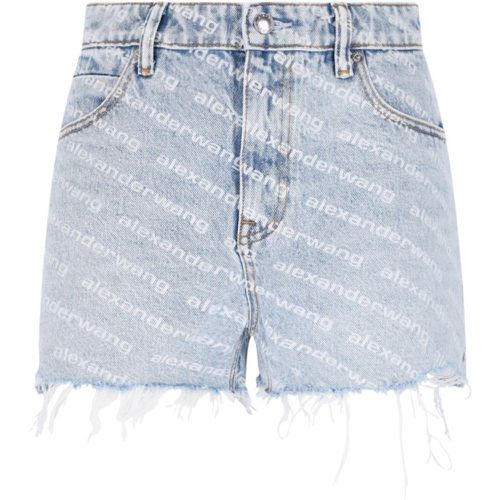 Pantaloncini in denim - alexander wang - Modalova