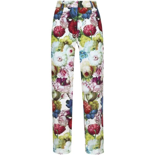 Pantaloni miticolor con stampa floreale - Dolce & Gabbana - Modalova