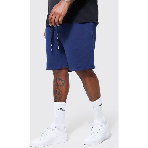 Pantalón Corto Plus Man De Tela Jersey Con Cordón Elástico - boohoo - Modalova