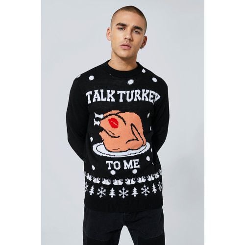 Jersey Navideño Con Estampado Talk Turkey To Me - boohoo - Modalova