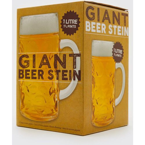 Boccale da birra gigante, Bianco - boohoo - Modalova