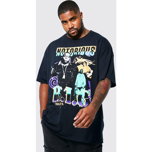 T-shirt Plus Size vintage ufficiale Notorious - boohoo - Modalova