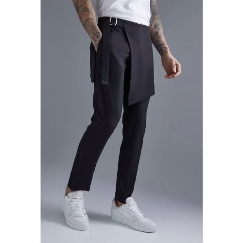 Pantaloni sartoriali con gonna - boohoo - Modalova