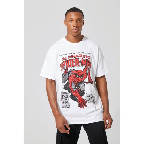 T-shirt oversize ufficiale Spiderman - boohoo - Modalova