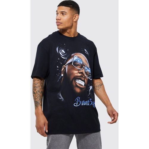 Camiseta Oversize Con Estampado Burna Boy - boohoo - Modalova