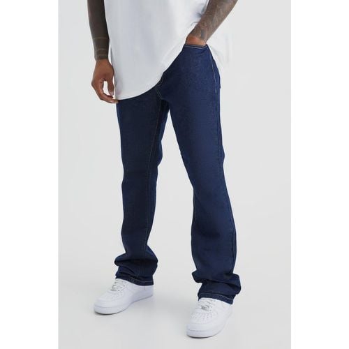 Jeans a zampa Slim Fit in denim rigido - boohoo - Modalova