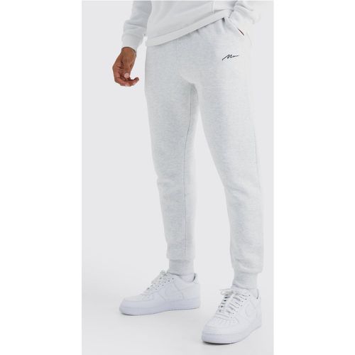 Pantalón Deportivo Ajustado Con Firma Man - boohoo - Modalova