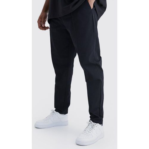 Pantaloni Plus Size in Stretch leggero elasticizzato con nervature - boohoo - Modalova