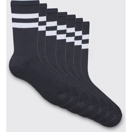 Pack De 5 Pares De Calcetines Deportivos Con Rayas - boohoo - Modalova