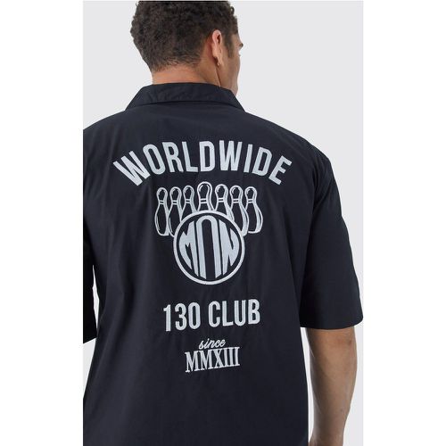 Camisa Worldwide Club De Popelina Con Solapas - boohoo - Modalova