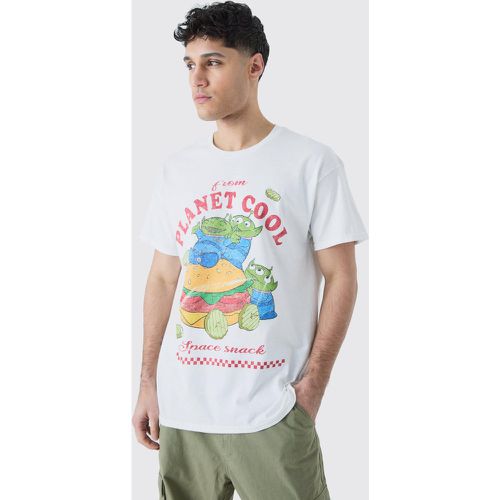 T-shirt oversize ufficiale Toy Story Alien - boohoo - Modalova