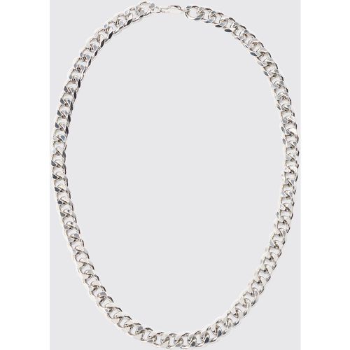 Collana a catena in metallo color argento - boohoo - Modalova