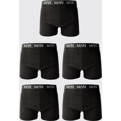 Boxer classici Man Dash Repeat - set di 5 paia - boohoo - Modalova