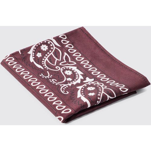 Bandana Marrón Con Estampado Cachemira - boohoo - Modalova