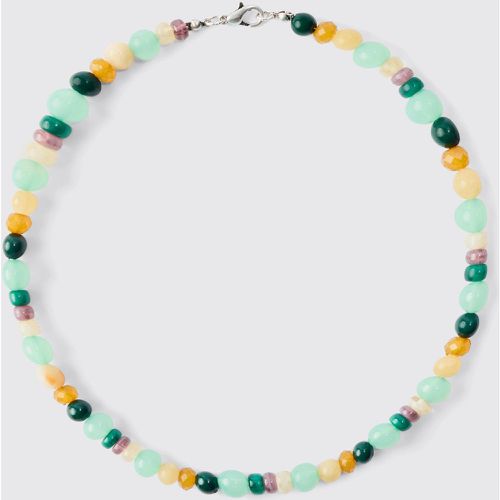Beaded Multi Colour Necklace, Multi - boohoo - Modalova