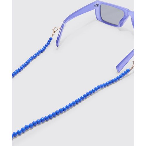 Cadena Para Gafas De Sol Con Cuentas En Color Cobalto - boohoo - Modalova