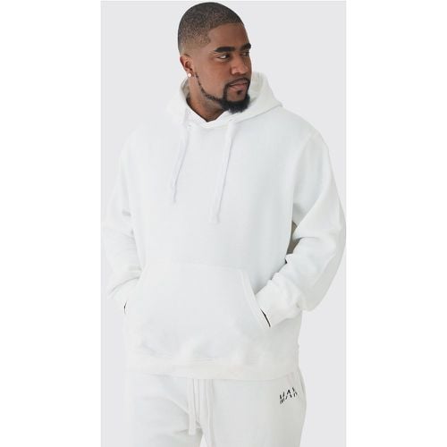 Sudadera Plus Básica Blanca Con Capucha - boohoo - Modalova