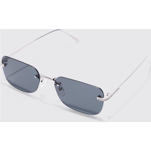 Gafas De Sol Rectangulares Sin Montura - boohoo - Modalova