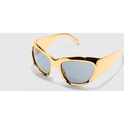 Gafas De Sol Con Montura Metálica Y Lentes Protectoras - boohoo - Modalova