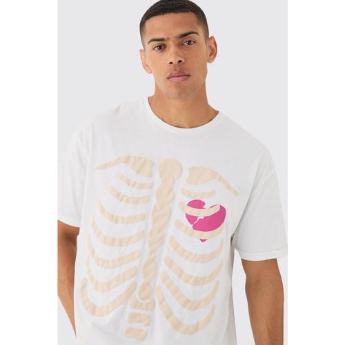 Camiseta Oversize Con Estampado Heart Breaker - boohoo - Modalova