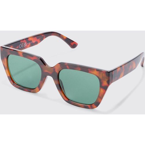 Tortoise Square Frame Sunglasses In - boohoo - Modalova