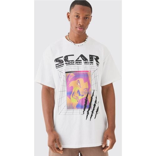 Camiseta Oversize Con Estampado De Disney Scar - boohoo - Modalova